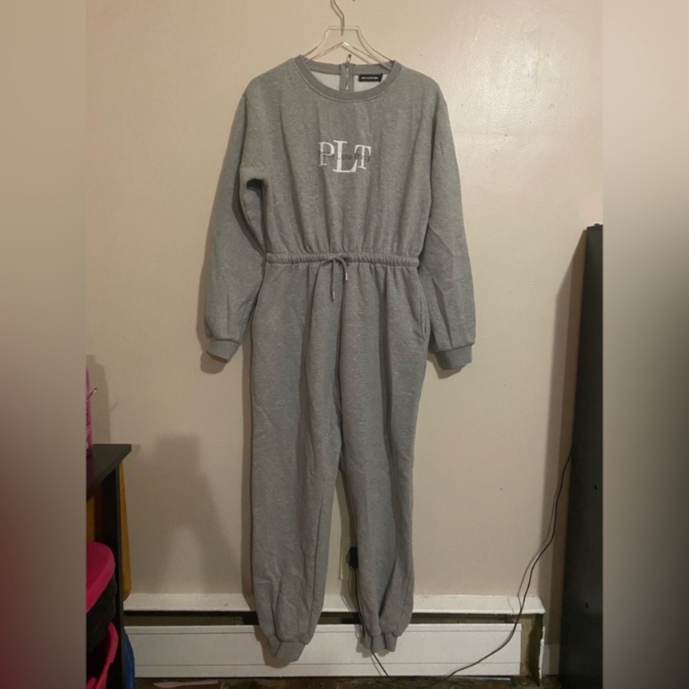 Cozy Gray Jumpsuit